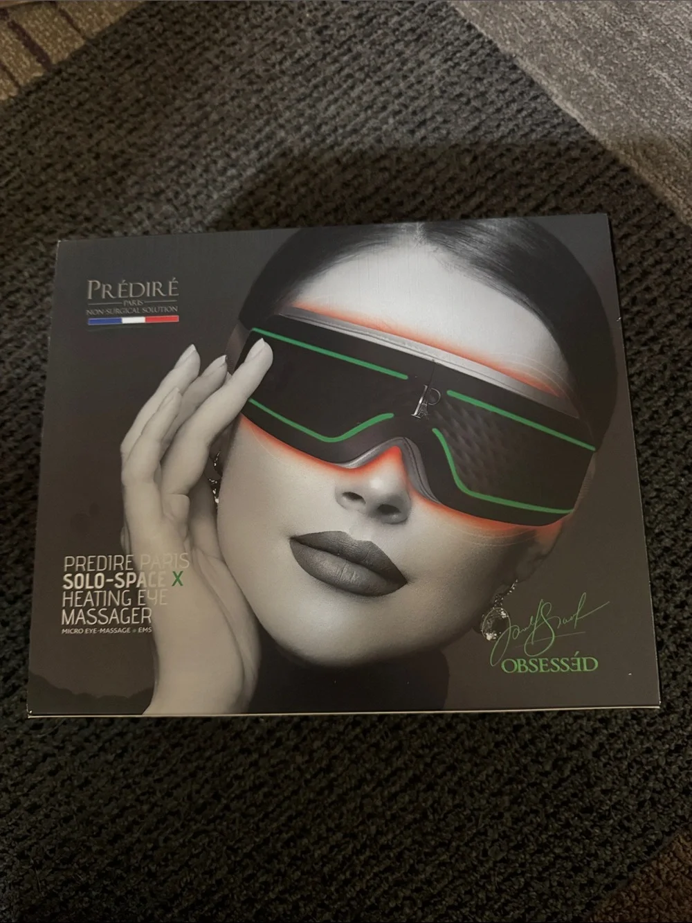 Solo-Spa X Heating Eye Massager - Black/Green